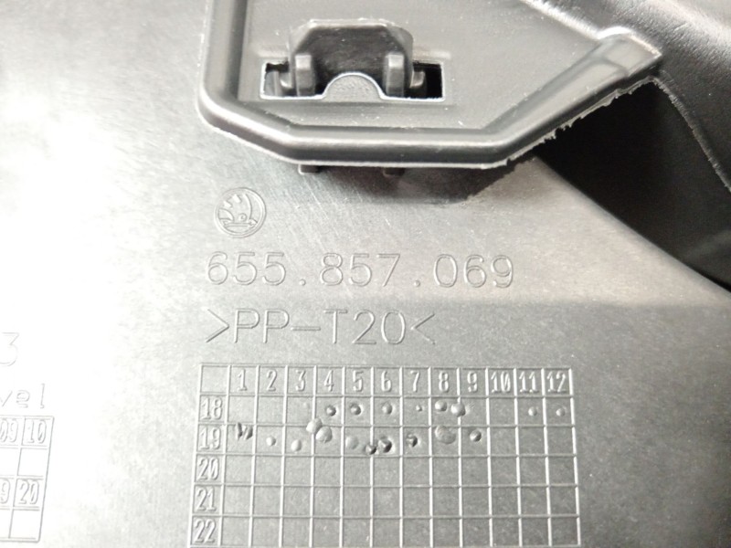 Recambio de kit airbag para skoda scala (nw1) 1.6 tdi referencia OEM IAM 655857069 6V0880201 2Q0959655AJ