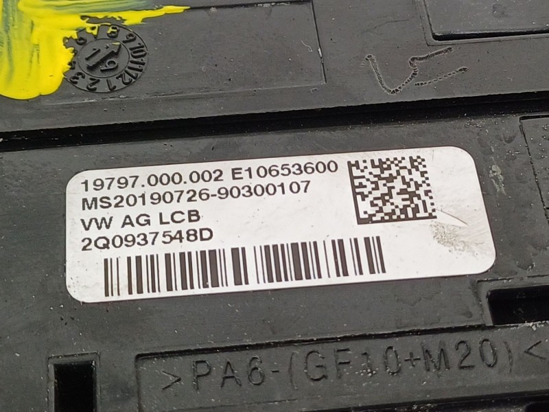 Recambio de caja reles / fusibles para skoda scala (nw1) 1.6 tdi referencia OEM IAM 2Q0937548D  