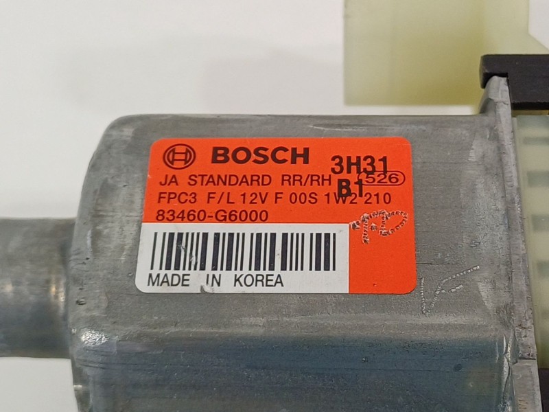 Recambio de elevalunas trasero derecho para kia picanto referencia OEM IAM 83460G6000  