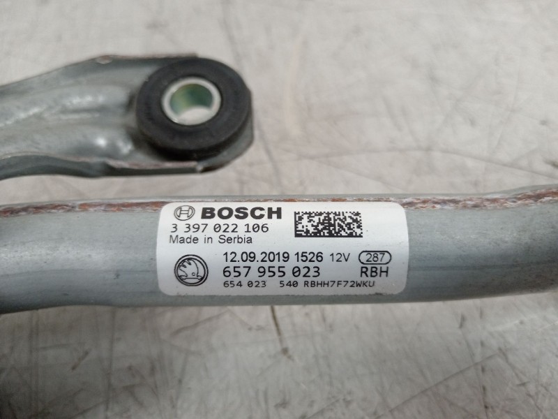 Recambio de motor limpia delantero para skoda scala (nw1) 1.6 tdi referencia OEM IAM 657955023  