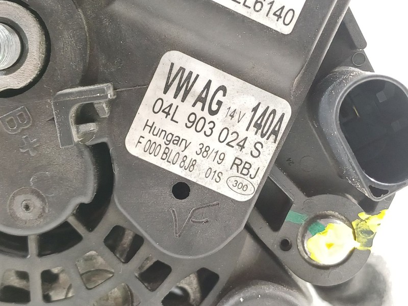 Recambio de alternador para skoda scala (nw1) 1.6 tdi referencia OEM IAM 04L903024S  