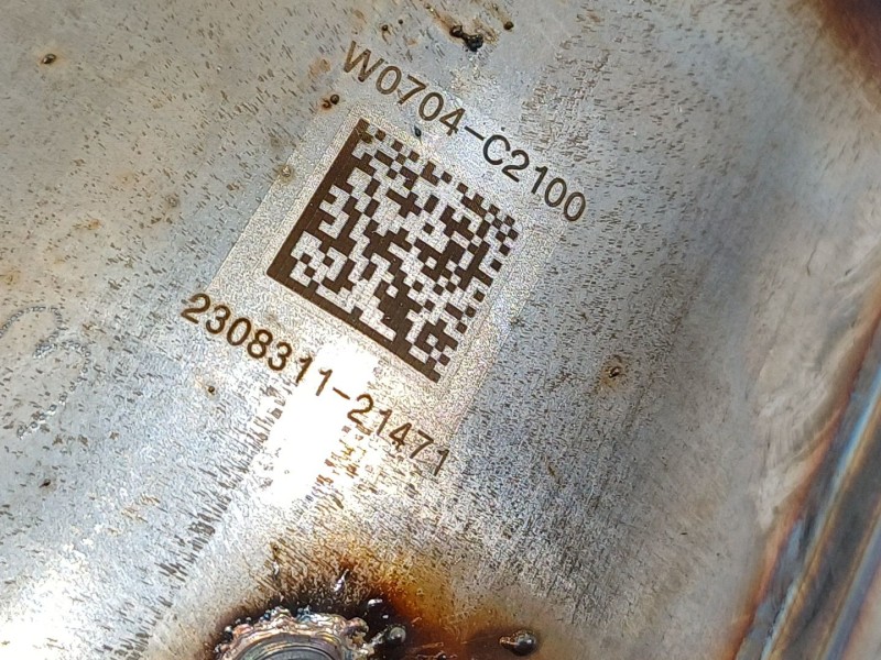 Recambio de catalizador para kia picanto referencia OEM IAM 2853007031 230831121471 W0704C2100