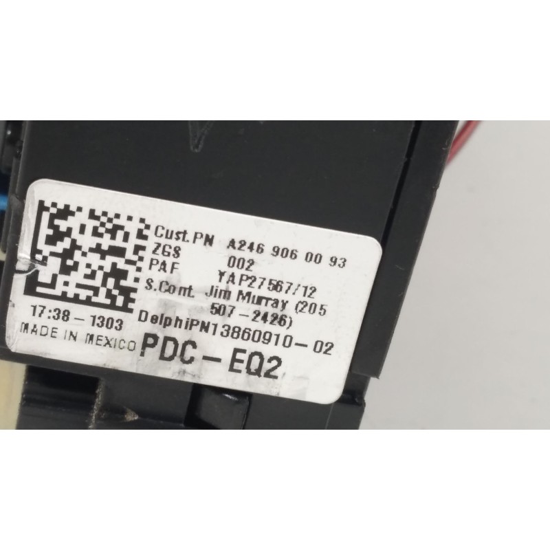 Recambio de caja reles / fusibles para mercedes-benz clase a (w176) a 180 (176.042) referencia OEM IAM A2469060093  