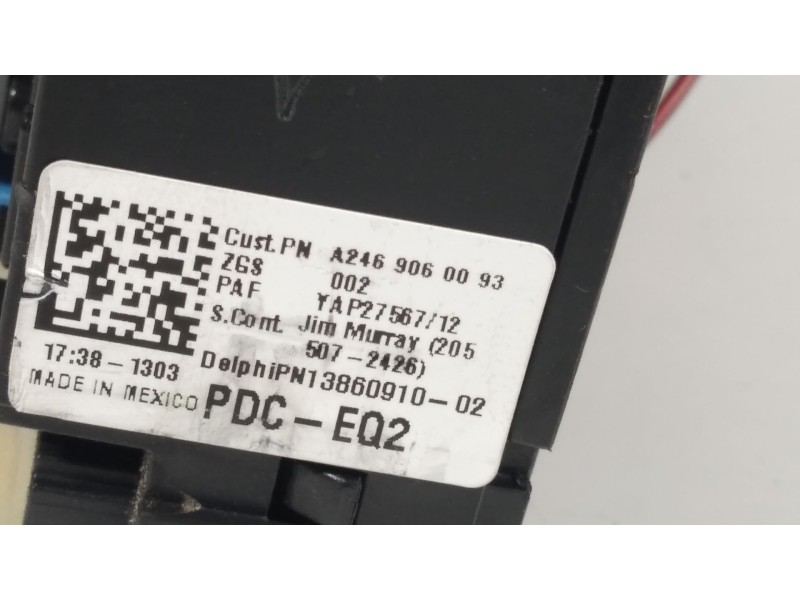 Recambio de caja reles / fusibles para mercedes-benz clase a (w176) a 180 (176.042) referencia OEM IAM A2469060093  