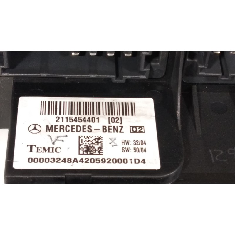 Recambio de caja reles / fusibles para mercedes-benz clase cls (w219) 320 cdi (219.322) referencia OEM IAM 2115454401  