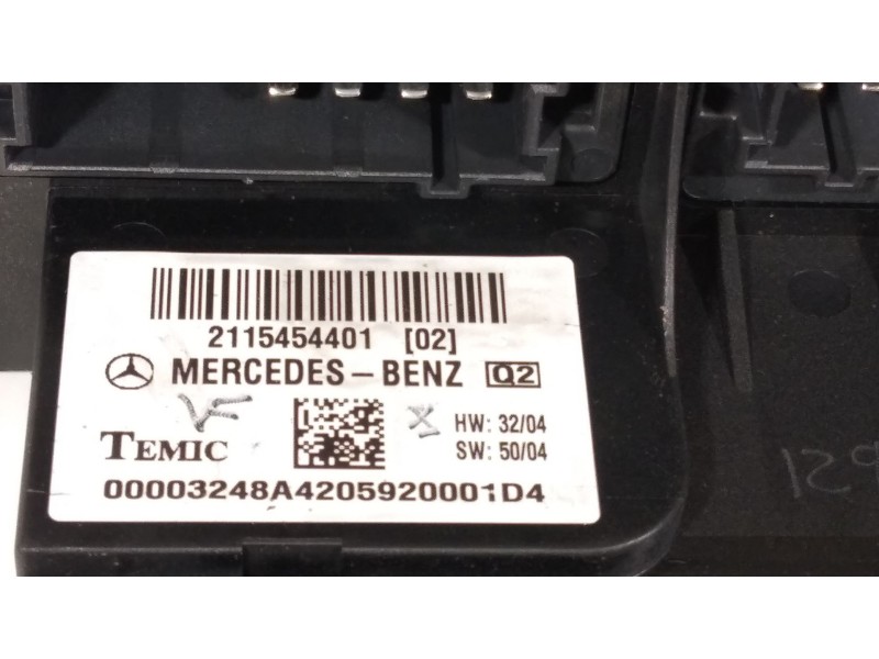 Recambio de caja reles / fusibles para mercedes-benz clase cls (w219) 320 cdi (219.322) referencia OEM IAM 2115454401  