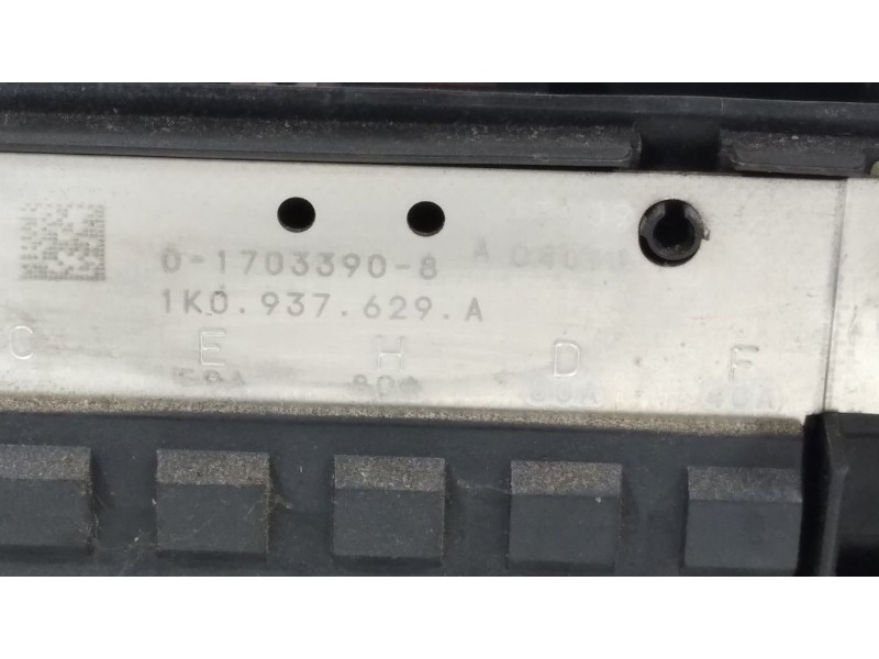 Recambio de caja reles / fusibles para seat leon (1p1) 1.9 tdi referencia OEM IAM 1K0937125D  