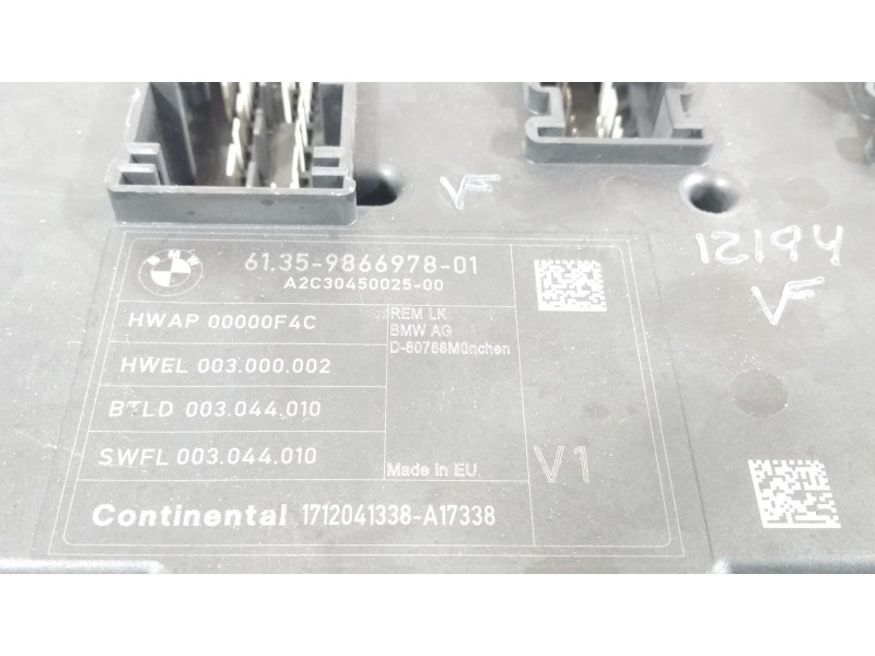 Recambio de modulo electronico para toyota yaris 1.3 16v cat referencia OEM IAM 61359866978  