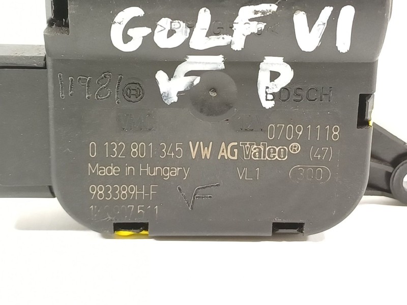 Recambio de motor apertura trampillas climatizador para volkswagen golf vi (5k1) gti referencia OEM IAM 1K0907511  