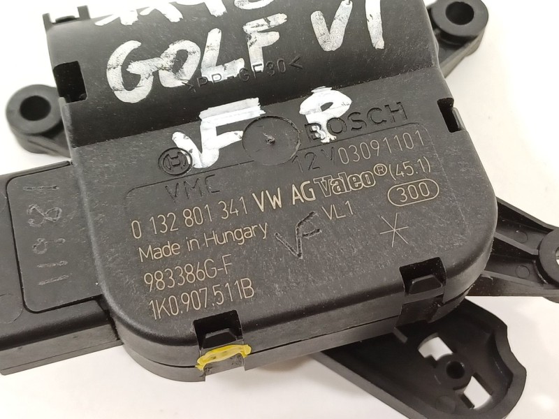 Recambio de motor apertura trampillas climatizador para volkswagen golf vi (5k1) gti referencia OEM IAM 1K0907511B  132801341