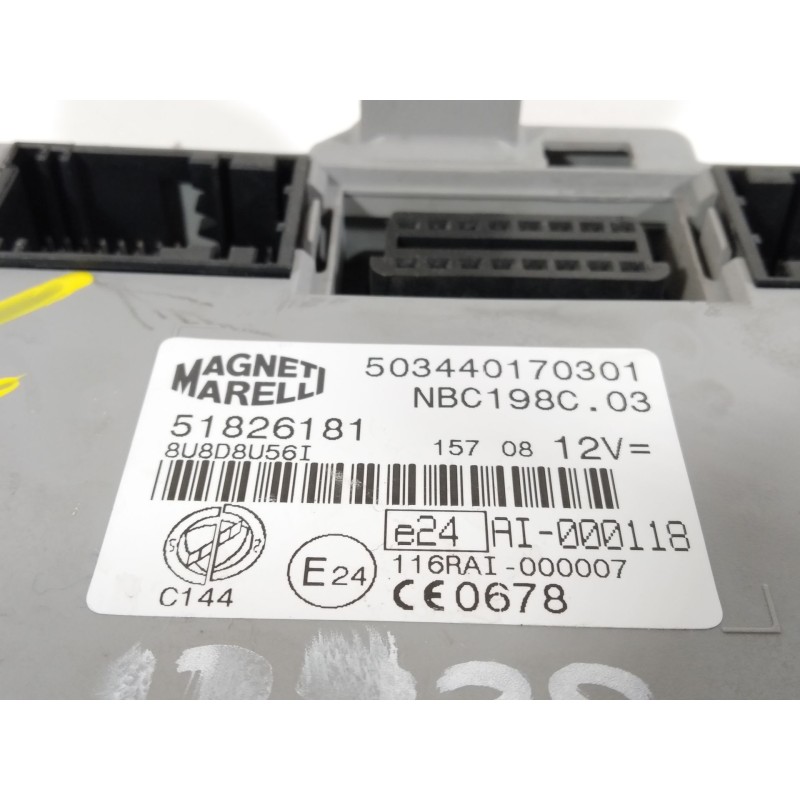 Recambio de modulo electronico para fiat bravo ii (198_) 1.4 t-jet (198axg1b) referencia OEM IAM 51826181  503440170301
