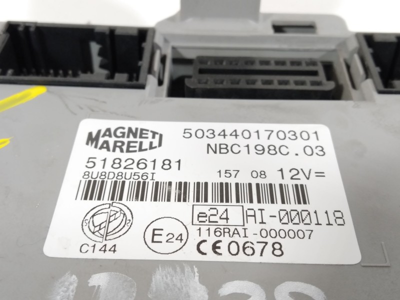 Recambio de modulo electronico para fiat bravo ii (198_) 1.4 t-jet (198axg1b) referencia OEM IAM 51826181  503440170301