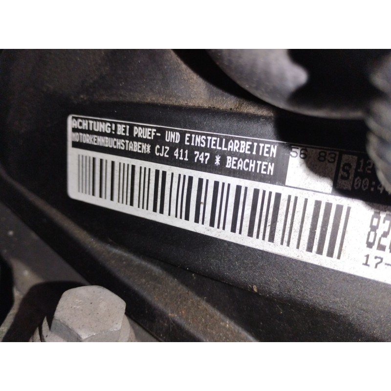 Recambio de motor completo para volkswagen polo v (6r1, 6c1) 1.2 tsi 16v referencia OEM IAM CJZ  