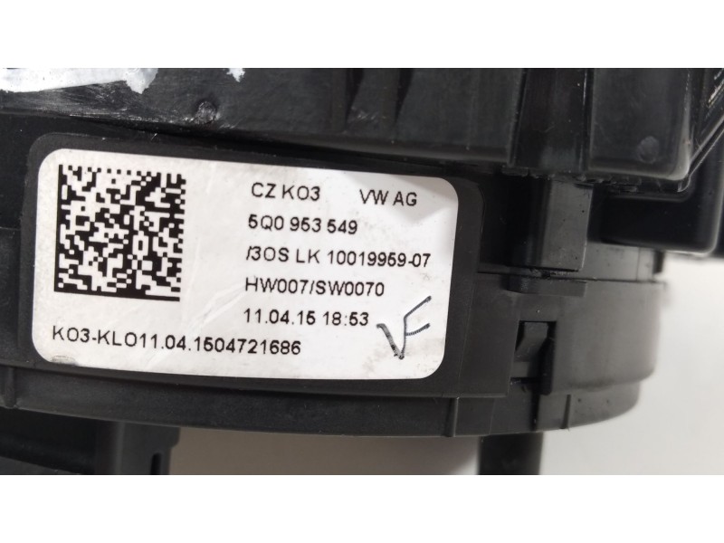 Recambio de anillo airbag para skoda octavia iii combi (5e5, 5e6) 1.6 tdi referencia OEM IAM 5Q0953549  