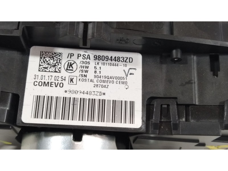 Recambio de mando luces para citroën c3 collection referencia OEM IAM 98094483ZD  