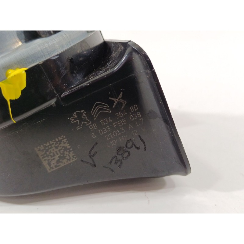Recambio de claxon para peugeot 208 ii (ub_, up_, uw_, uj_) 1.2 puretech 100 referencia OEM IAM 9853436480  