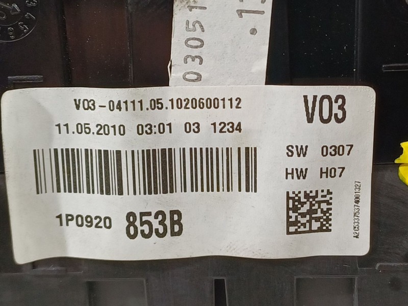 Recambio de cuadro instrumentos para seat altea xl (5p5, 5p8) 2.0 tdi 16v referencia OEM IAM 1P0920853B  
