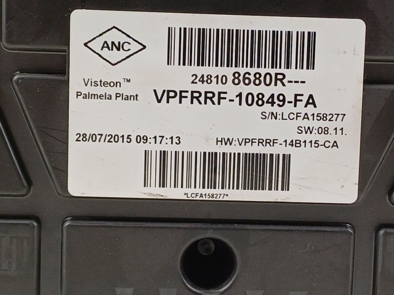 Recambio de cuadro instrumentos para renault clio iv limited referencia OEM IAM 248108680R  