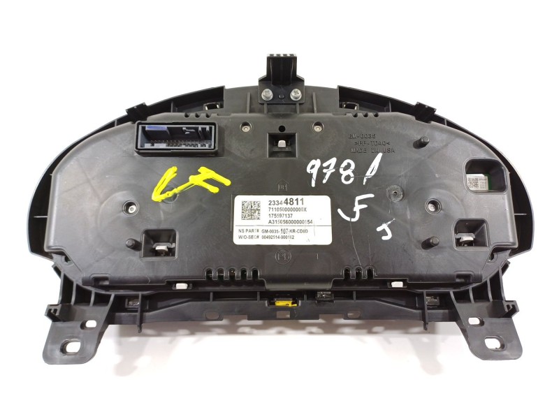 Recambio de cuadro instrumentos para opel insignia berlina excellence referencia OEM IAM 23344811  175597137
