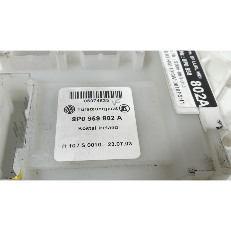 Recambio de motor elevalunas delantero derecho para audi a3 (8p) 1.9 tdi ambiente referencia OEM IAM 8P0959802A  