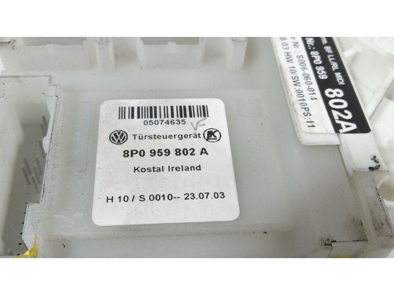 Recambio de motor elevalunas delantero derecho para audi a3 (8p) 1.9 tdi ambiente referencia OEM IAM 8P0959802A  