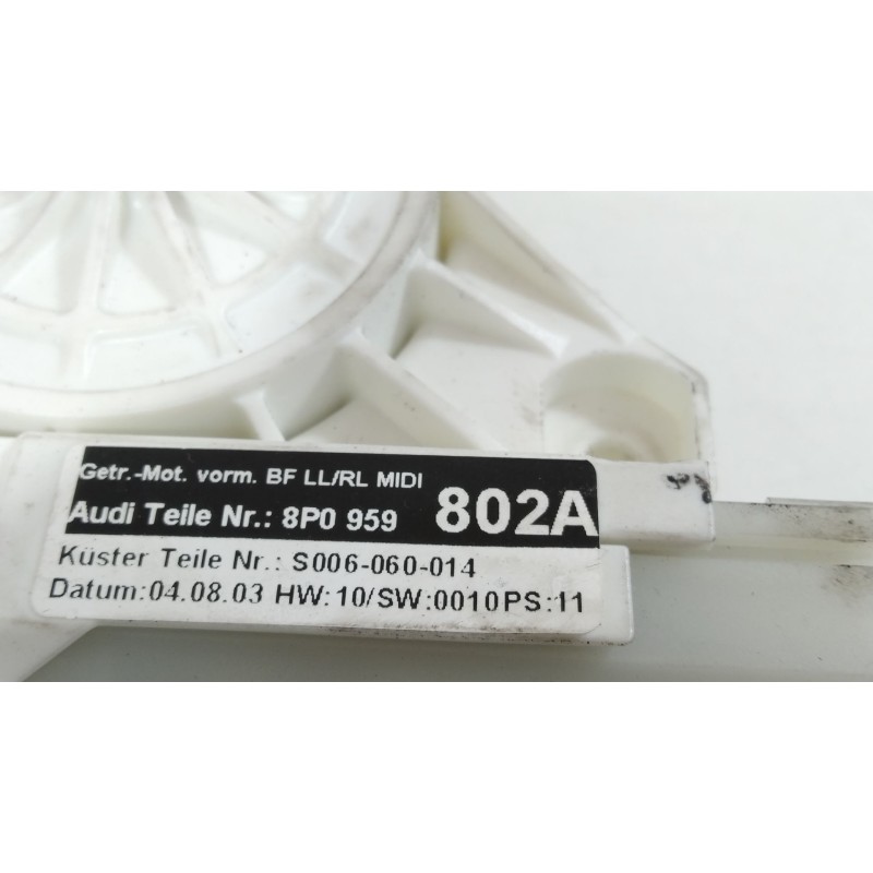 Recambio de motor elevalunas delantero derecho para audi a3 (8p) 1.9 tdi ambiente referencia OEM IAM 8P0959802A  