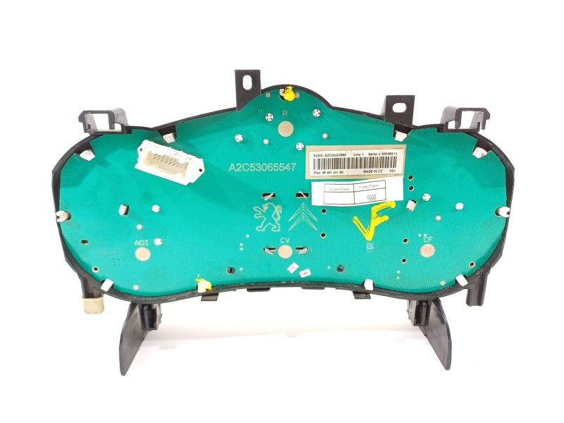 Recambio de cuadro instrumentos para peugeot 207/207+ (wa_, wc_) 1.4 hdi referencia OEM IAM 9666133180  