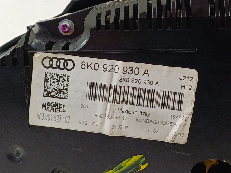 Recambio de cuadro instrumentos para audi a4 b8 (8k2) 3.2 fsi quattro referencia OEM IAM 8K0920930A  