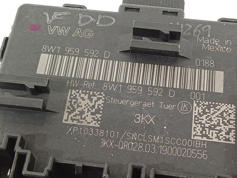 Recambio de modulo confort para audi q5 (fyb, fyg) 35 tdi quattro referencia OEM IAM 8W1959592D  