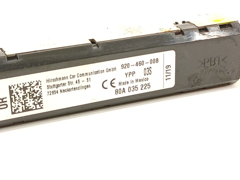 Recambio de amplificador para audi q5 (fyb, fyg) 35 tdi quattro referencia OEM IAM 80A035225  