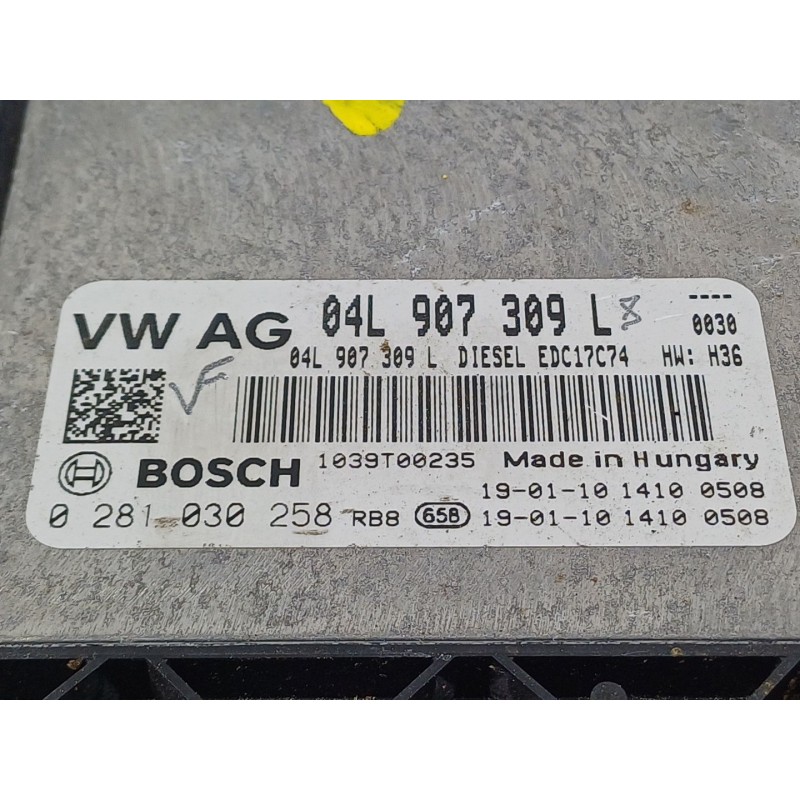 Recambio de centralita motor uce para audi q5 (fyb, fyg) 35 tdi quattro referencia OEM IAM 04L907309L  0281030258