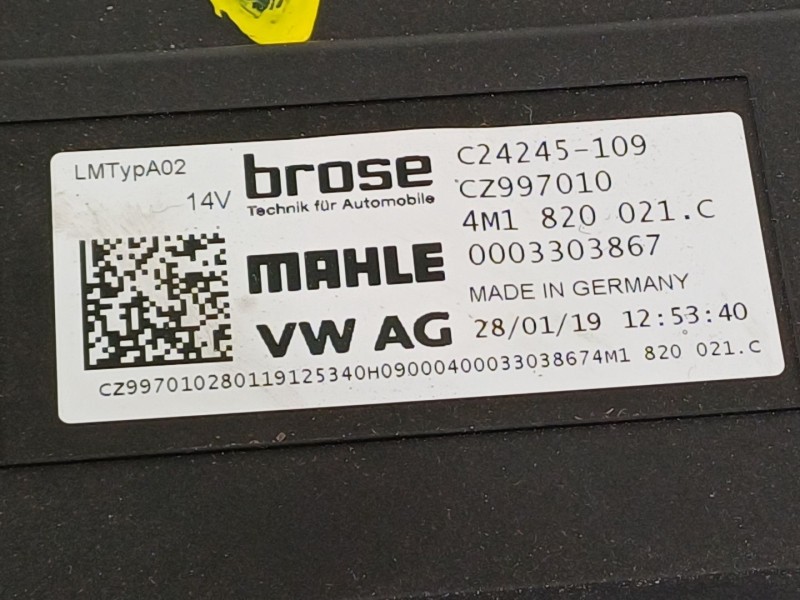 Recambio de ventilador calefaccion para audi q5 (fyb, fyg) 35 tdi quattro referencia OEM IAM 4M1820021C  