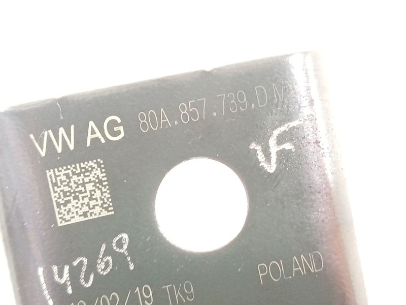 Recambio de enganche cinturon trasero derecho para audi q5 (fyb, fyg) 35 tdi quattro referencia OEM IAM 80A857739D  