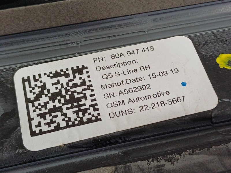 Recambio de moldura para audi q5 (fyb, fyg) 35 tdi quattro referencia OEM IAM 80A947418 80A853376,80A853375 80A947417