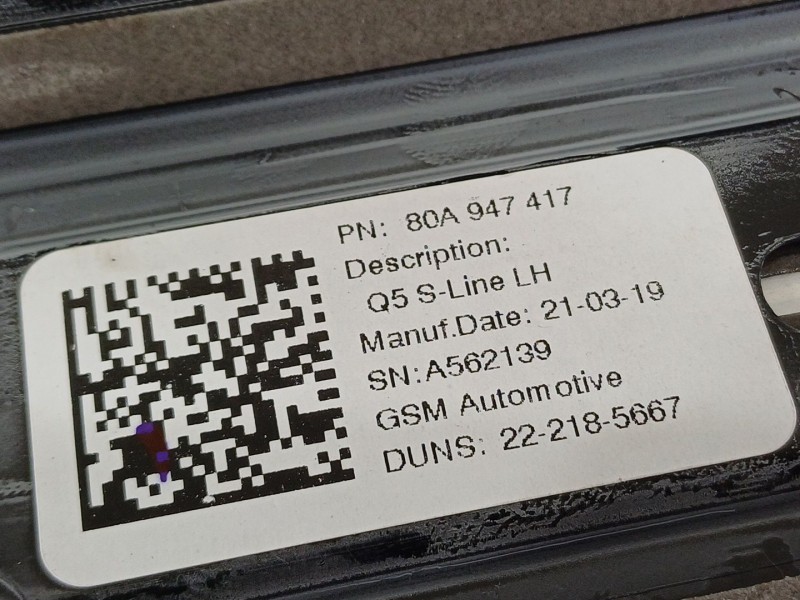 Recambio de moldura para audi q5 (fyb, fyg) 35 tdi quattro referencia OEM IAM 80A947418 80A853376,80A853375 80A947417