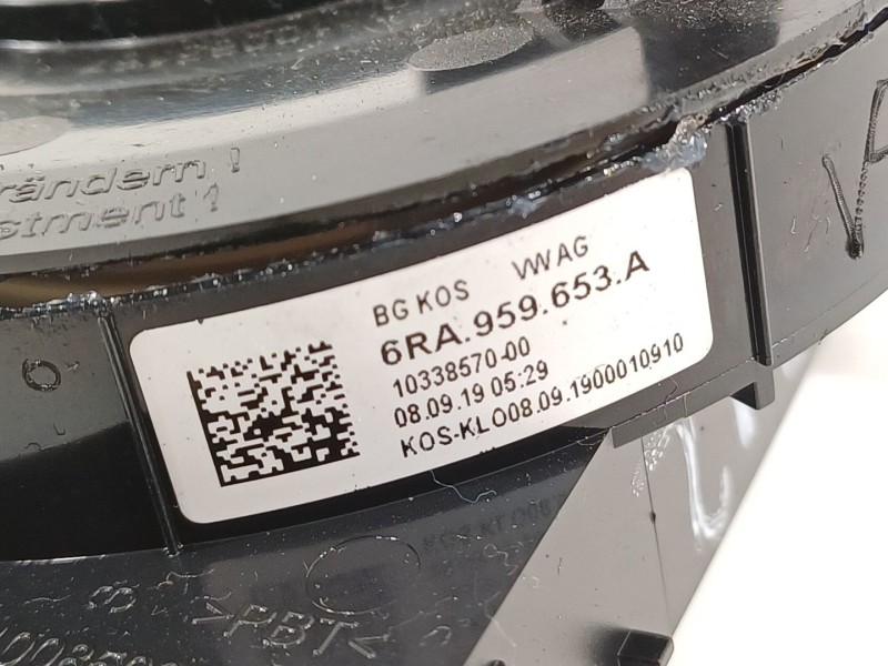 Recambio de anillo airbag para skoda scala (nw1) 1.6 tdi referencia OEM IAM 6RA959653A  