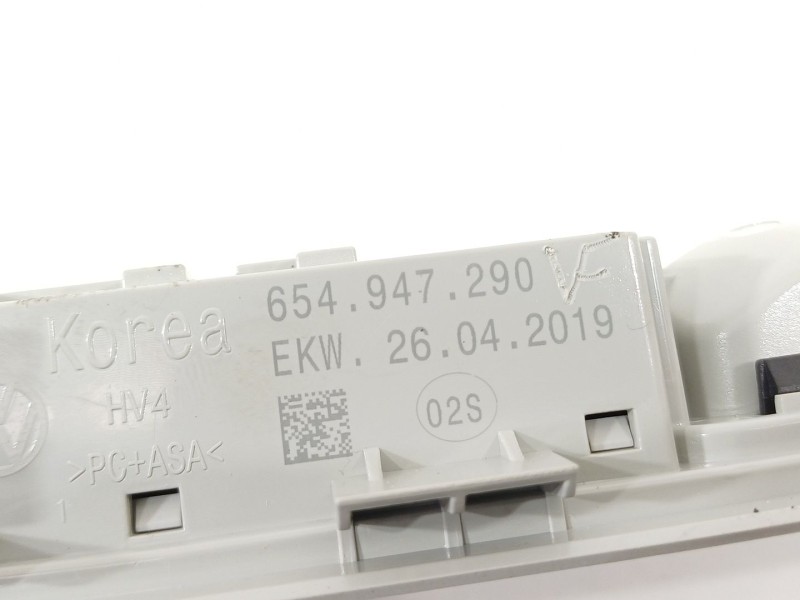 Recambio de luz interior para skoda scala (nw1) 1.6 tdi referencia OEM IAM 654947290  
