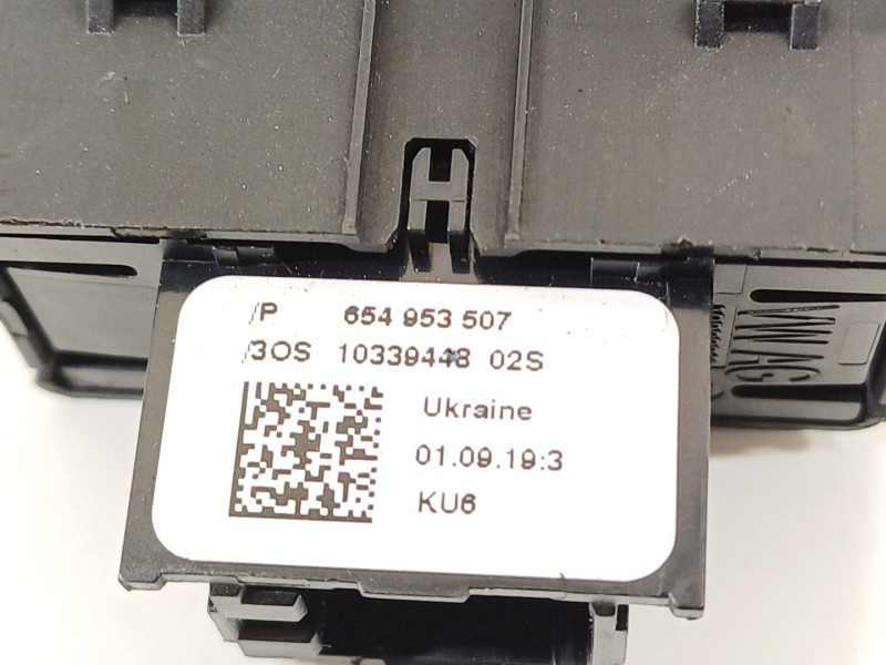 Recambio de warning para skoda scala (nw1) 1.6 tdi referencia OEM IAM 654953507  