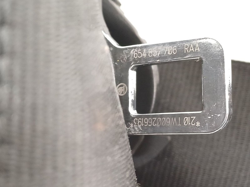 Recambio de cinturon seguridad delantero derecho para skoda scala (nw1) 1.6 tdi referencia OEM IAM 654857706RAA  654857706