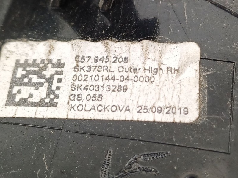 Recambio de piloto trasero derecho para skoda scala (nw1) 1.6 tdi referencia OEM IAM 657945208  