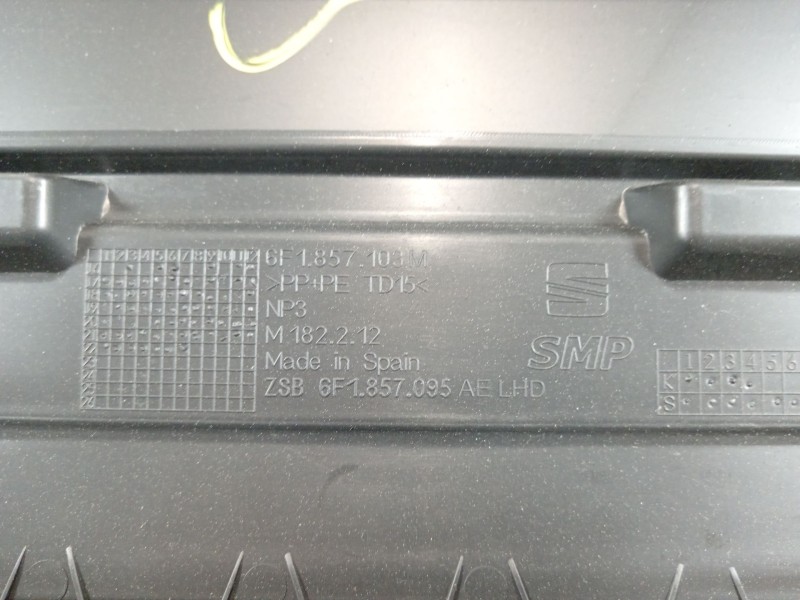 Recambio de guantera para seat arona (kj7, kjp) 1.0 tsi referencia OEM IAM 6F1857103M  