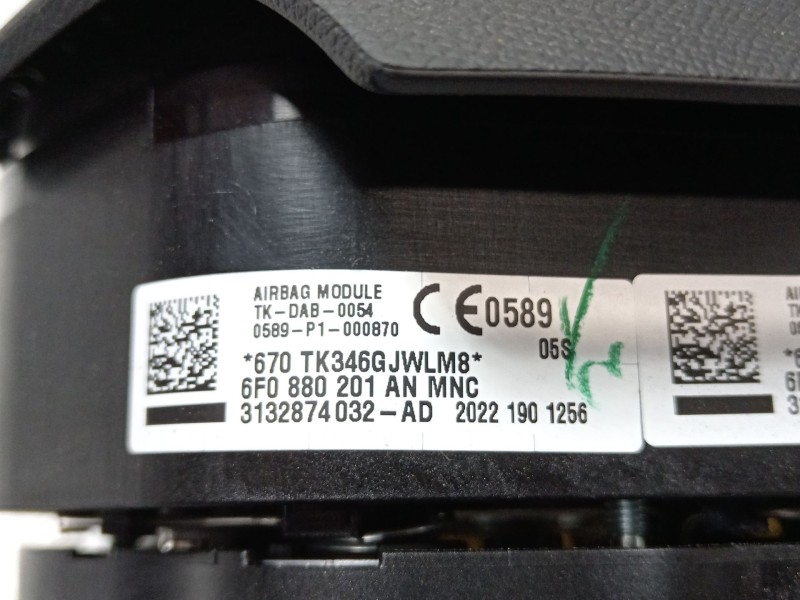 Recambio de kit airbag para seat arona (kj7, kjp) 1.0 tsi referencia OEM IAM 6F1857075 6F0880201 5QF959655