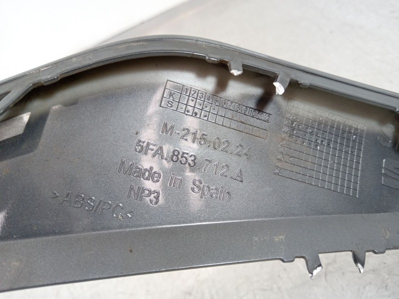 Recambio de embellecedor para cupra leon (kl1, ku1, kug) 1.5 etsi referencia OEM IAM 5FA853712A  