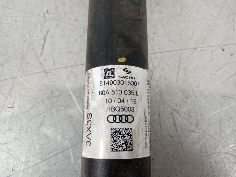 Recambio de amortiguador trasero derecho para audi q5 (fyb, fyg) 35 tdi quattro referencia OEM IAM 80A513035L  