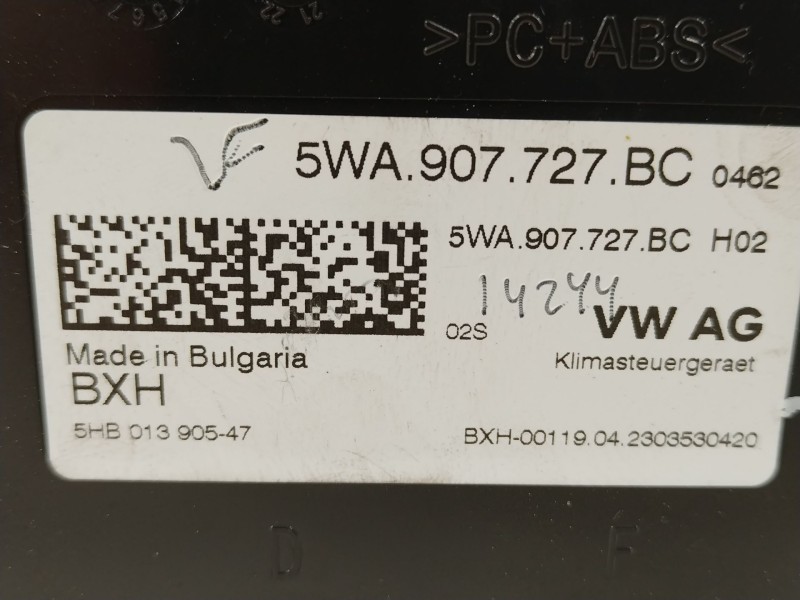 Recambio de modulo electronico para cupra leon (kl1, ku1, kug) 1.5 etsi referencia OEM IAM 5WA907727BC  