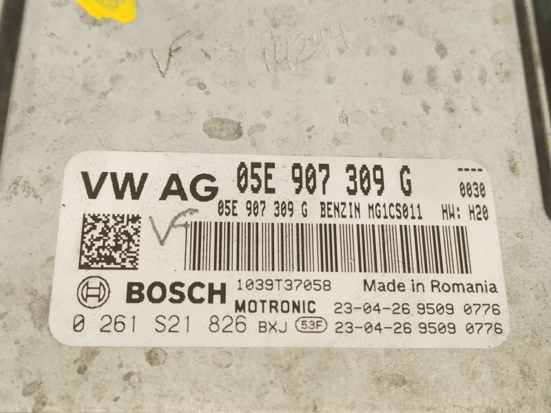 Recambio de centralita motor uce para cupra leon (kl1, ku1, kug) 1.5 etsi referencia OEM IAM 05E907309G  0261S21826