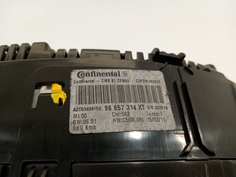 Recambio de cuadro instrumentos para citroën c4 lim. business referencia OEM IAM 96657314XT  