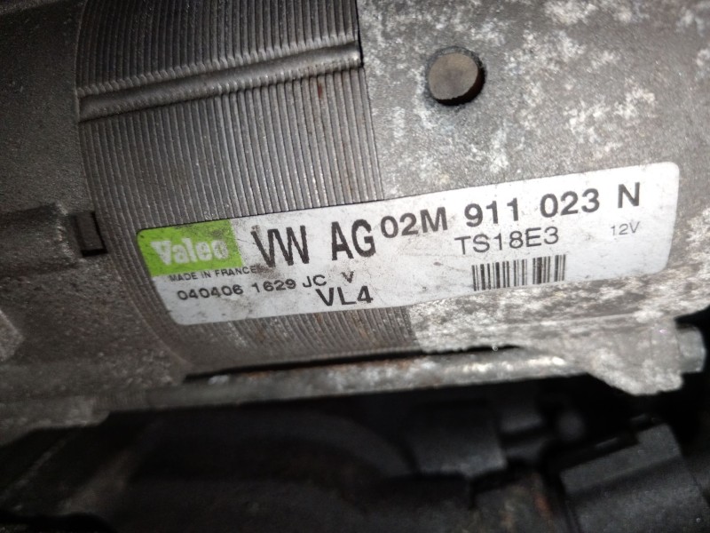 Recambio de motor arranque para volkswagen golf v (1k1) 2.0 tdi referencia OEM IAM 02M911023N  0404061629JC
