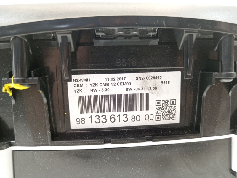 Recambio de cuadro instrumentos para citroën c3 collection referencia OEM IAM 9813361380  