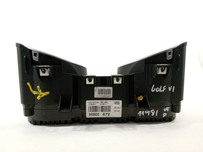 Recambio de cuadro instrumentos para volkswagen golf vi (5k1) gti referencia OEM IAM 5K6920872  